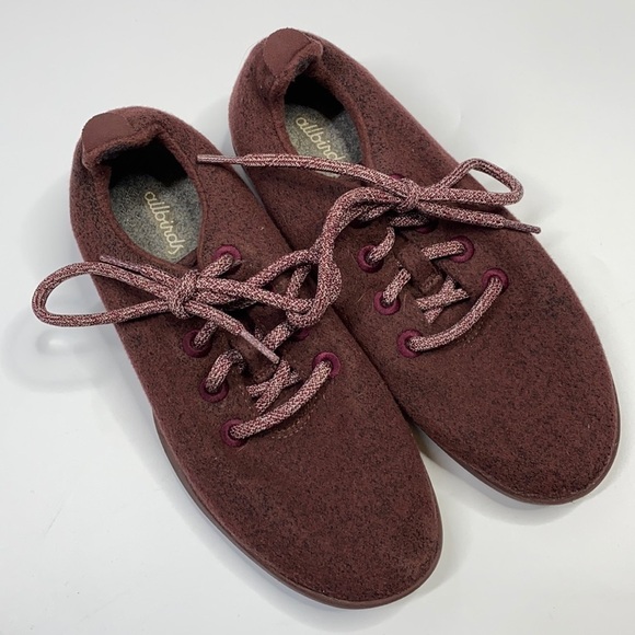 allbirds Shoes - Allbirds Wool Runners Burgundy W8